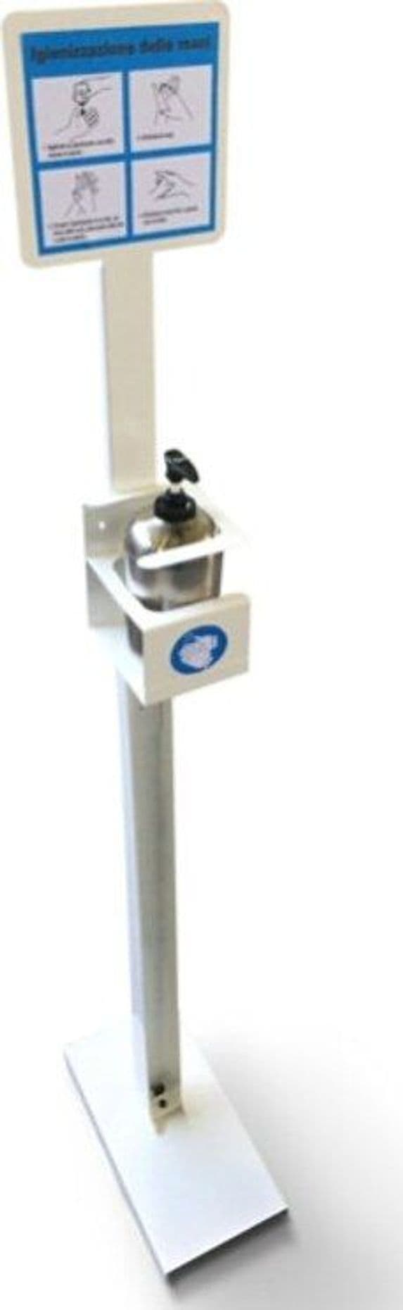 Piantana da terra porta dispenser da 500ml - max D 80mm - Metalplus Casa e cucina/Bagno/Accessori per il bagno/Dosatori e porta accessori/Dosatori per sapone liquido Eurocartuccia - Pavullo, Commerciovirtuoso.it