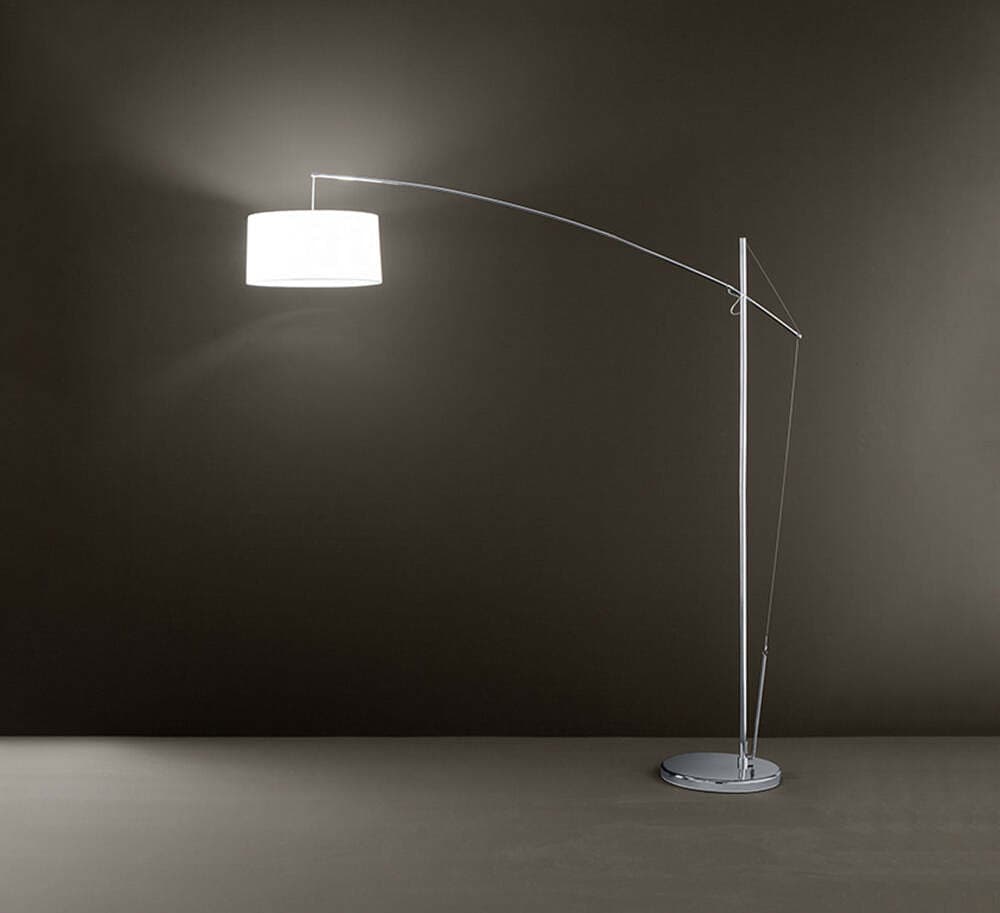 Piantana-In-Metallo-Moderna-Demetra-Cromo-Bianco-2-Luci-E27