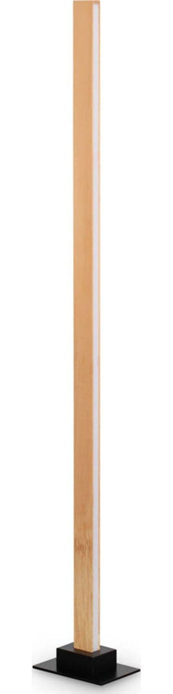 Piantana-Industrial-Minimal-Craft-Legno-Marrone-Led-26W-3000K-Luce-Calda