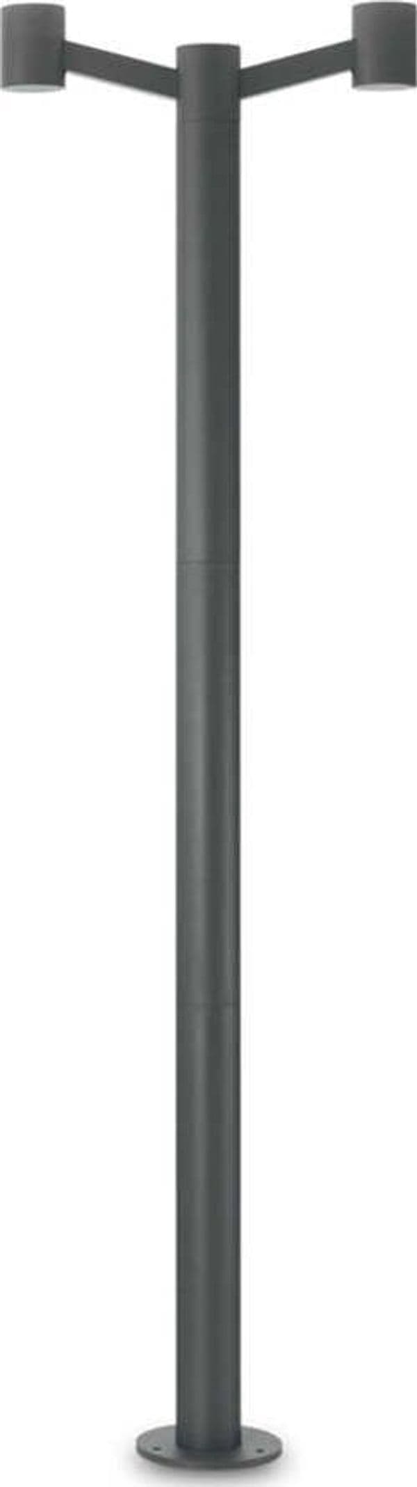 Piantana-Moderna-Clio-Alluminio-Antracite-2-Luci-E27