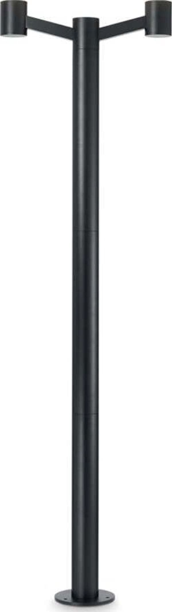 Piantana-Moderna-Clio-Alluminio-Nero-2-Luci-E27