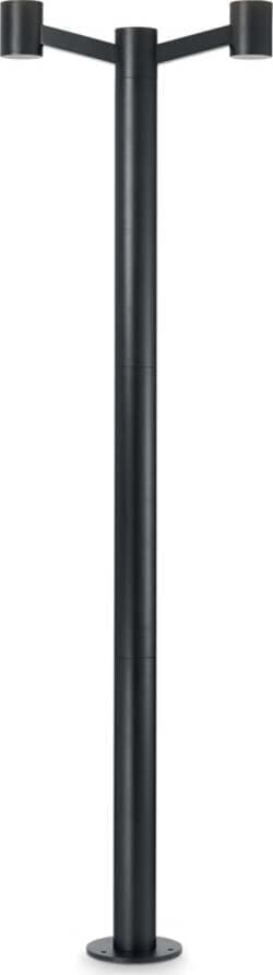 Piantana-Moderna-Clio-Alluminio-Nero-2-Luci-E27