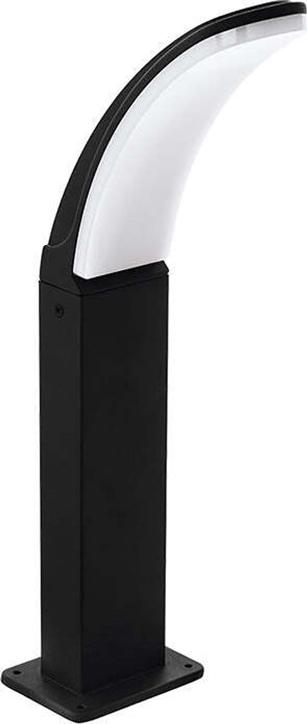 Piantana-Moderna-Da-Esterno-Fiumicino-Led-Alluminio-Nero-H45Cm
