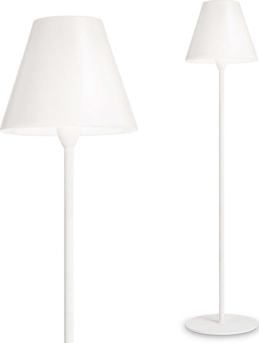 Piantana-moderna-Ideal-Lux-ITACA-PT1-180953-E27-LED-IP44-plastica-lampada-terra