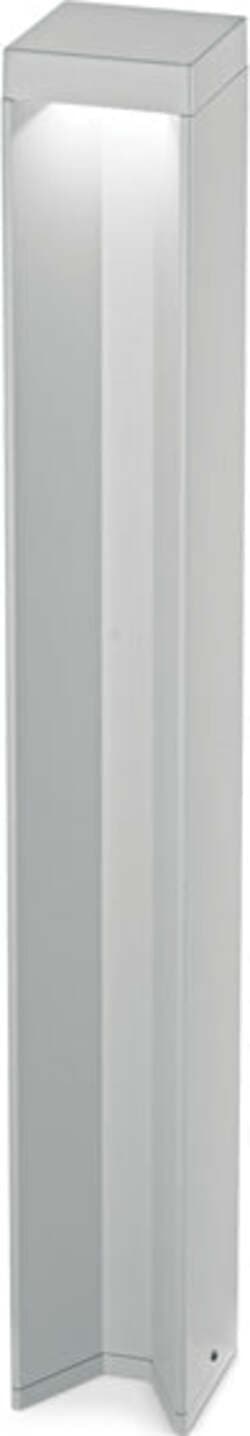 Piantana-Moderna-Kurt-Metallo-Grigio-Led-12W-3000K-Luce-Calda