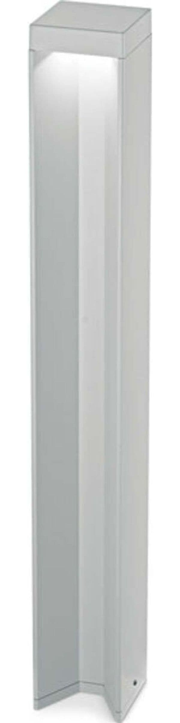 Piantana-Moderna-Kurt-Metallo-Grigio-Led-12W-4000K-Luce-Naturale