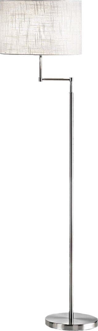 Piantana-moderna-Perenz-ROUND-HOTEL-6164-E27-LED-metallo-tessuto-lampada-terra-orientabile