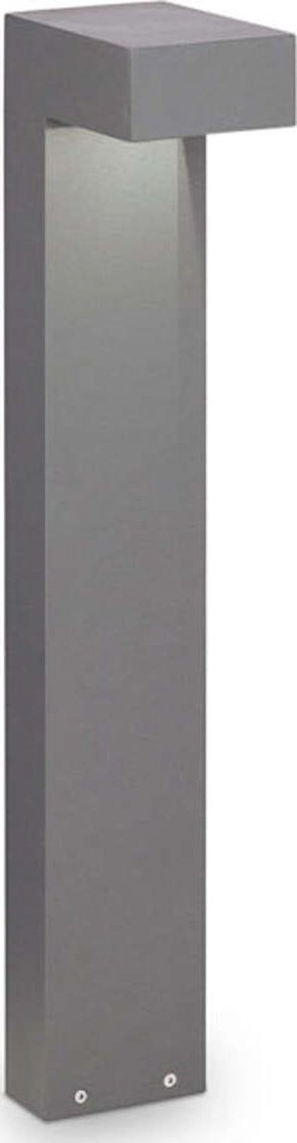 Piantana-Moderna-Sirio-Alluminio-Grigio-2-Luci-3W-3000K-Luce-Calda-H60Cm