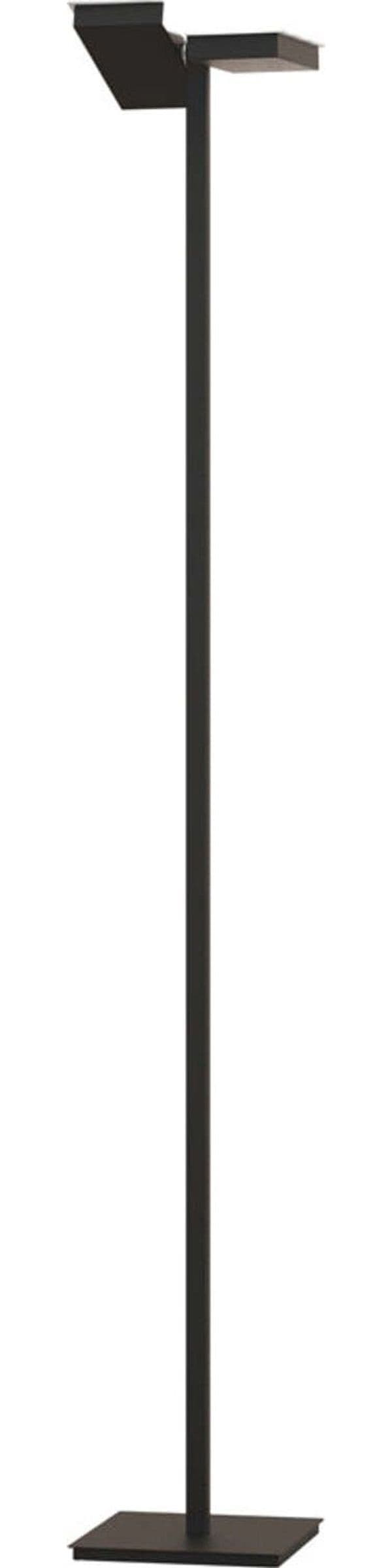 Piantana-Moderna-Style-Metallo-Nero-Vetro-Bianco-6-Luci-Gx53
