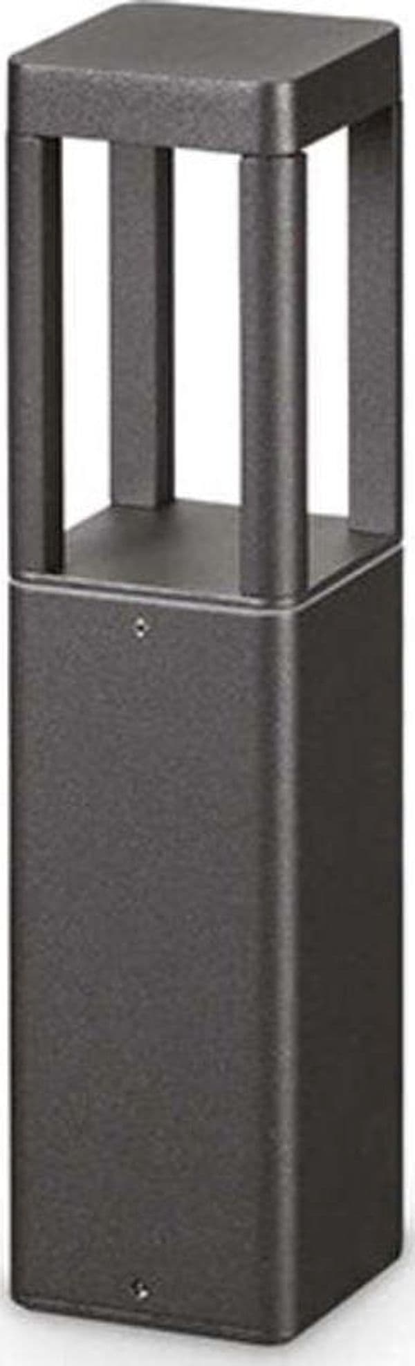 Piantana-Moderna-Tifone-Alluminio-Antracite-Led-8,5W-3000K-Luce-Calda-H35Cm