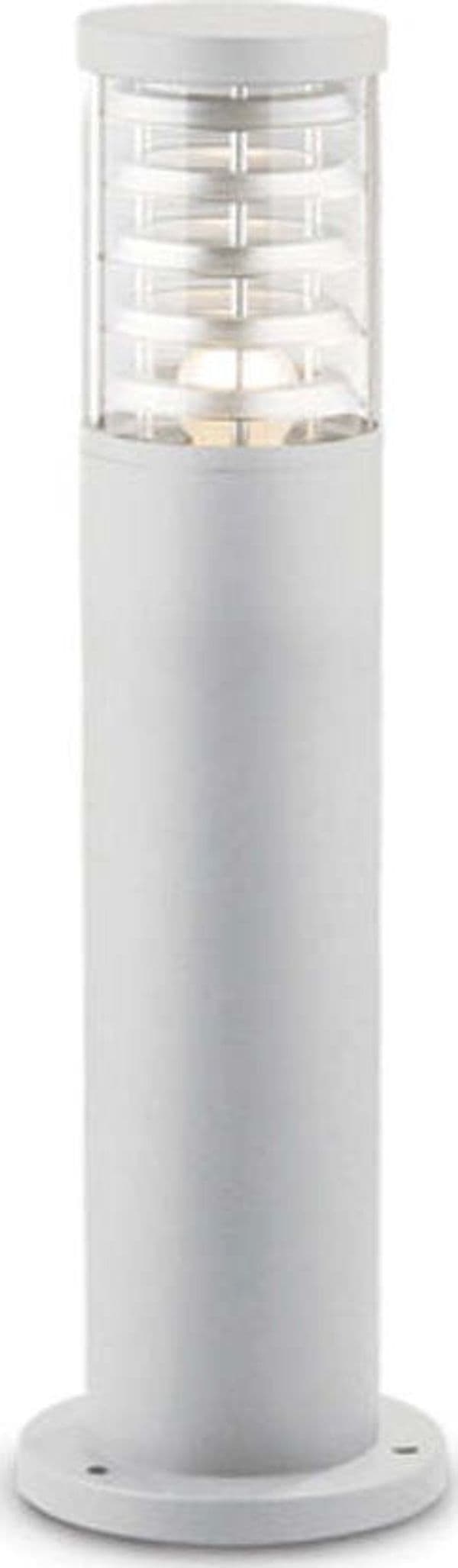 Piantana-Palo-Da-Esterno-Moderna-Tronco-Alluminio-Bianco-1-Luce-E27-H40Cm