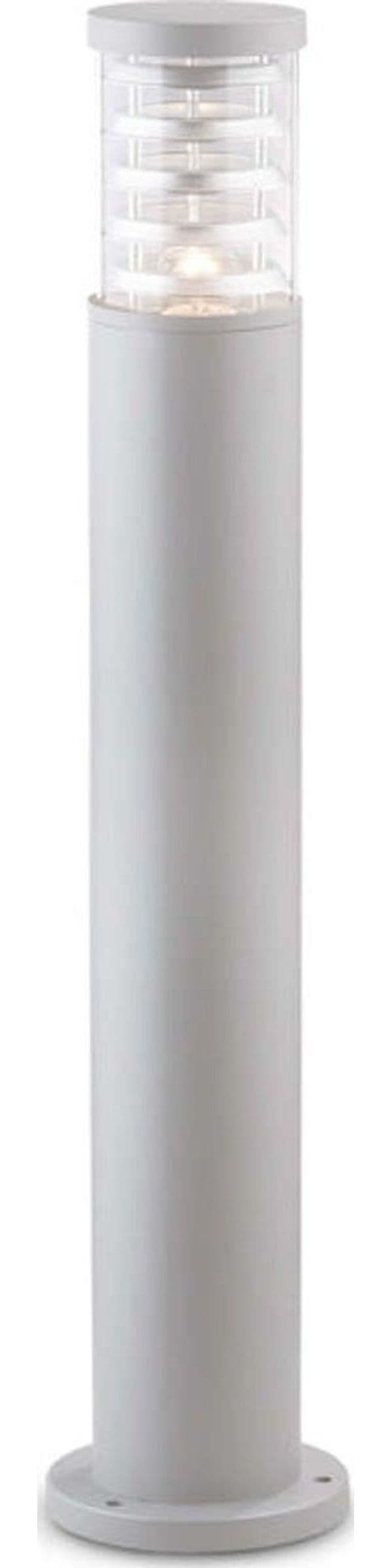 Piantana-Palo-Da-Esterno-Moderna-Tronco-Alluminio-Grigio-1-Luce-E27-H80Cm