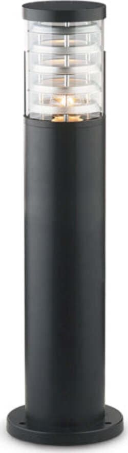 Piantana-Palo-Da-Esterno-Moderna-Tronco-Alluminio-Nero-1-Luce-E27-H40Cm