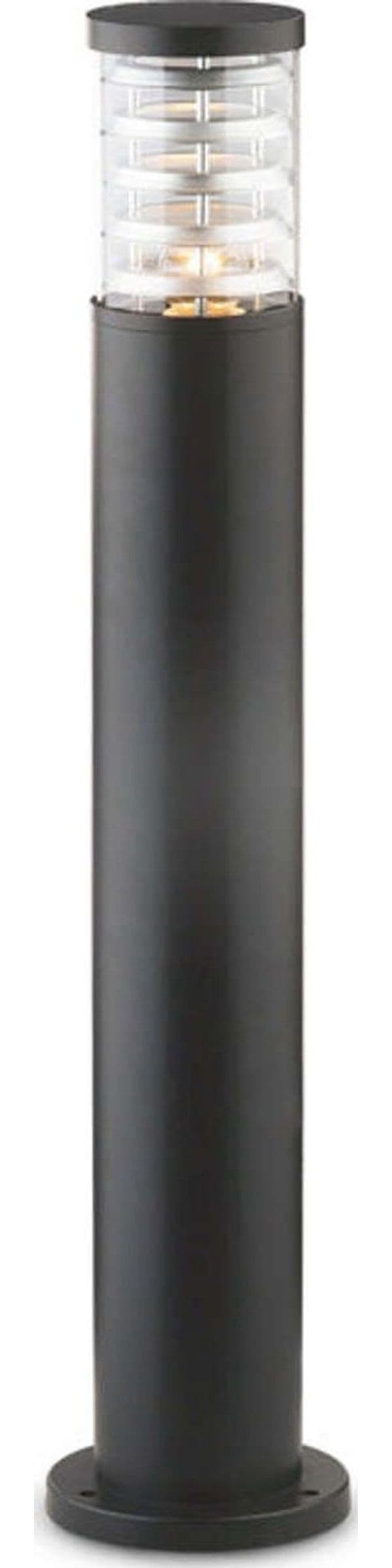 Piantana-Palo-Da-Esterno-Moderna-Tronco-Alluminio-Nero-1-Luce-E27-H80Cm