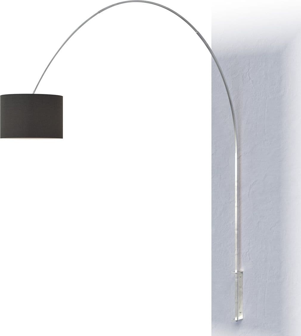 Piantana-parete-arco-moderna-Top-Light-TURNING-1187-B7-E27-LED-metallo-tessuto-lampada-braccio-parete