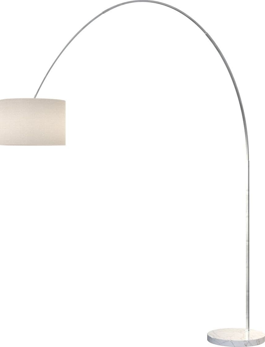 Piantana-terra-arco-moderna-Top-Light-TURNING-1187-B3-E27-LED-metallo-tessuto-lampada-terra