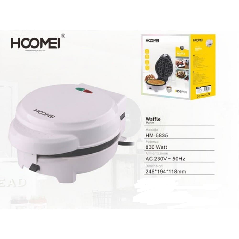 Piastra Elettrica Macchina Per Cialda Waffle 830 Watt Antiaderente Waffel Wafer Casa e cucina/Elettrodomestici per la cucina/Macchine per Waffle Trade Shop italia - Napoli, Commerciovirtuoso.it