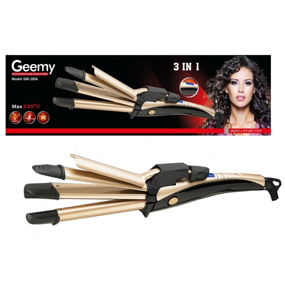 PIASTRA FERRO ARRICCIACAPELLI PROFESSIONALE 3IN1 PER CAPELLI LISCI MOSSI GM-2856 in Arricciacapelli Trade Shop italia - Napoli, commercioVirtuoso.it