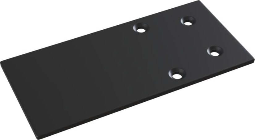 Piastra-Per-Binario-Moderno-Alluminio-Nero-Spessa-8Cm