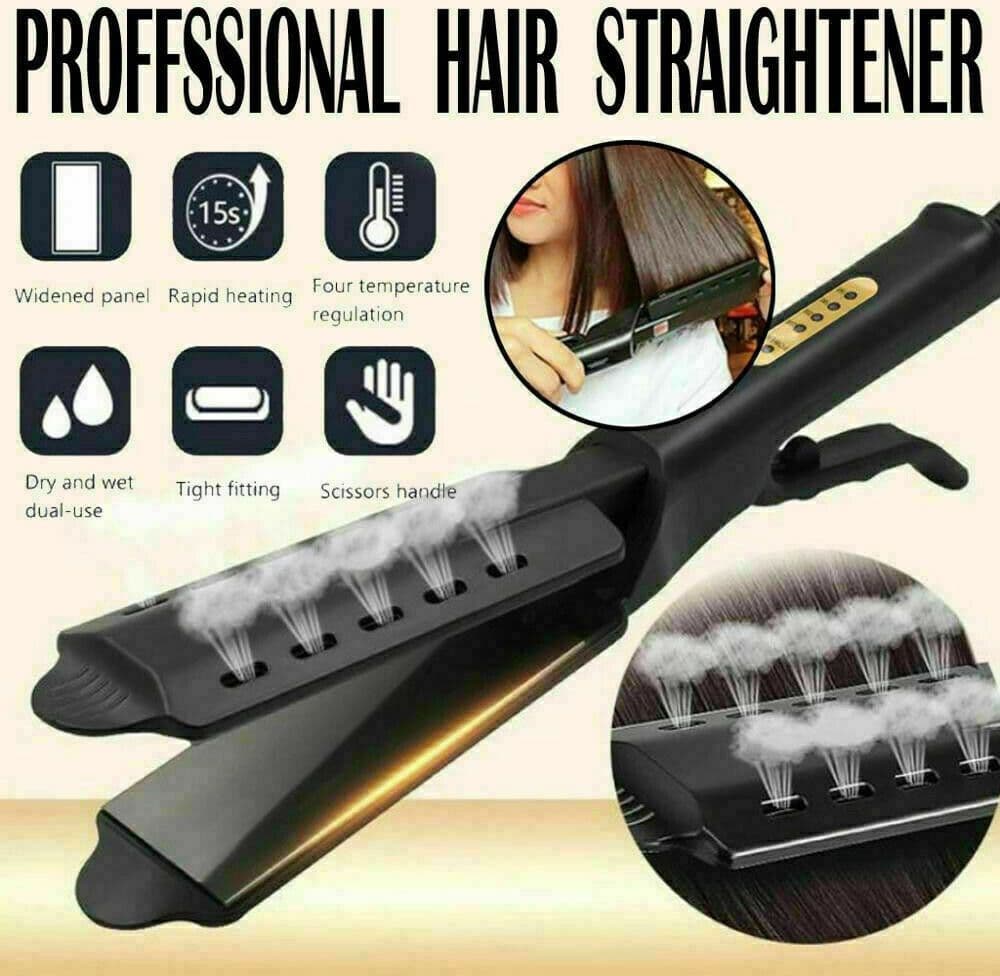 PIASTRA PER CAPELLI IONICO A VAPORE IN TORMALINA PROFESSIONALE SUPER LISCIANTE Bellezza/Cura dei capelli/Strumenti per lo styling/Piastre per capelli Zencoccostore - Formia, Commerciovirtuoso.it