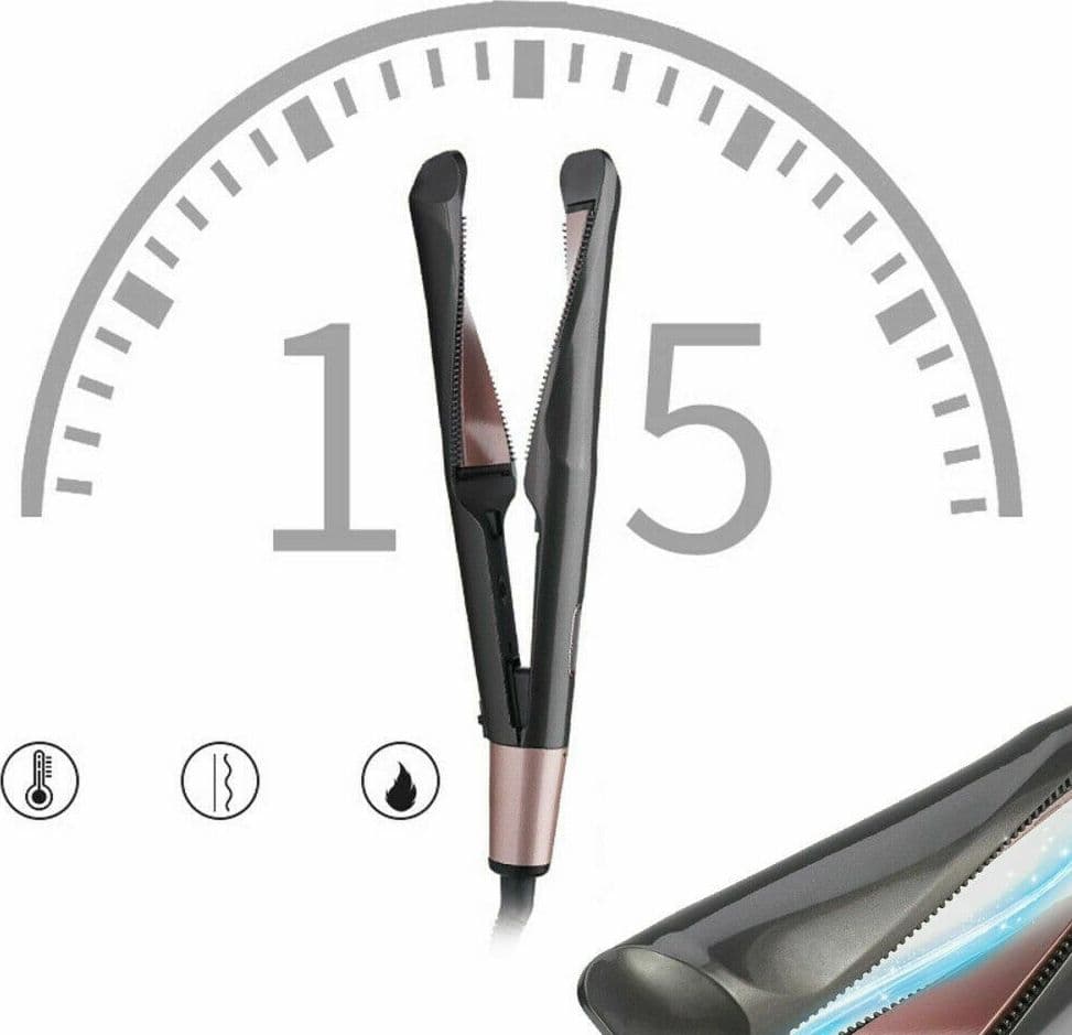 Piastra Per Capelli Spirale Piatto Ionico a Vapore in Tormalina Professionale Bellezza/Cura dei capelli/Strumenti per lo styling/Piastre per capelli Zencoccostore - Formia, Commerciovirtuoso.it