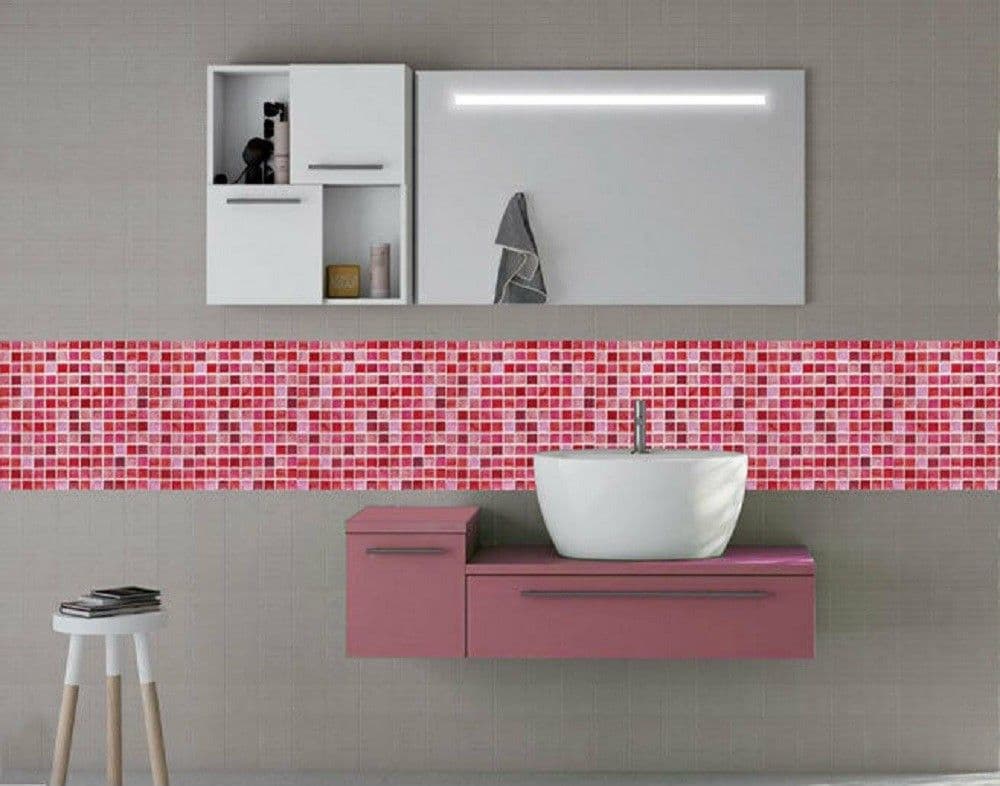 Piastrella 3d Mosaico Mattonella Parete Ritagliabili Murali Adesivi 30x30cm Rosa Casa, arredamento e bricolage > Accessori Casa > Stickers e Adesivi Trade Shop italia - Napoli, Commerciovirtuoso.it