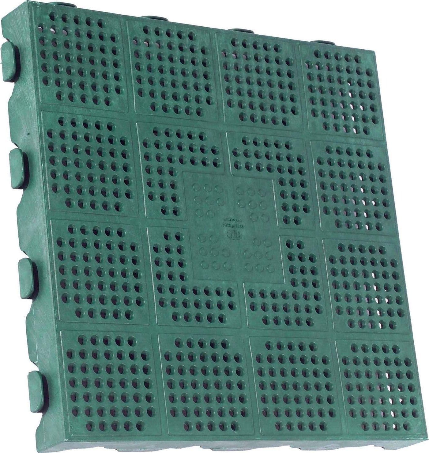 Piastrella da Esterno Verde Pavimento polipropilene Piastrella 40x40 Cm #P40 Fai da te/Prodotti per la costruzione/Materiali da costruzione/Pavimenti/Materiali per pavimenti/Pavimenti di PVC Ferus - Montoro, Commerciovirtuoso.it