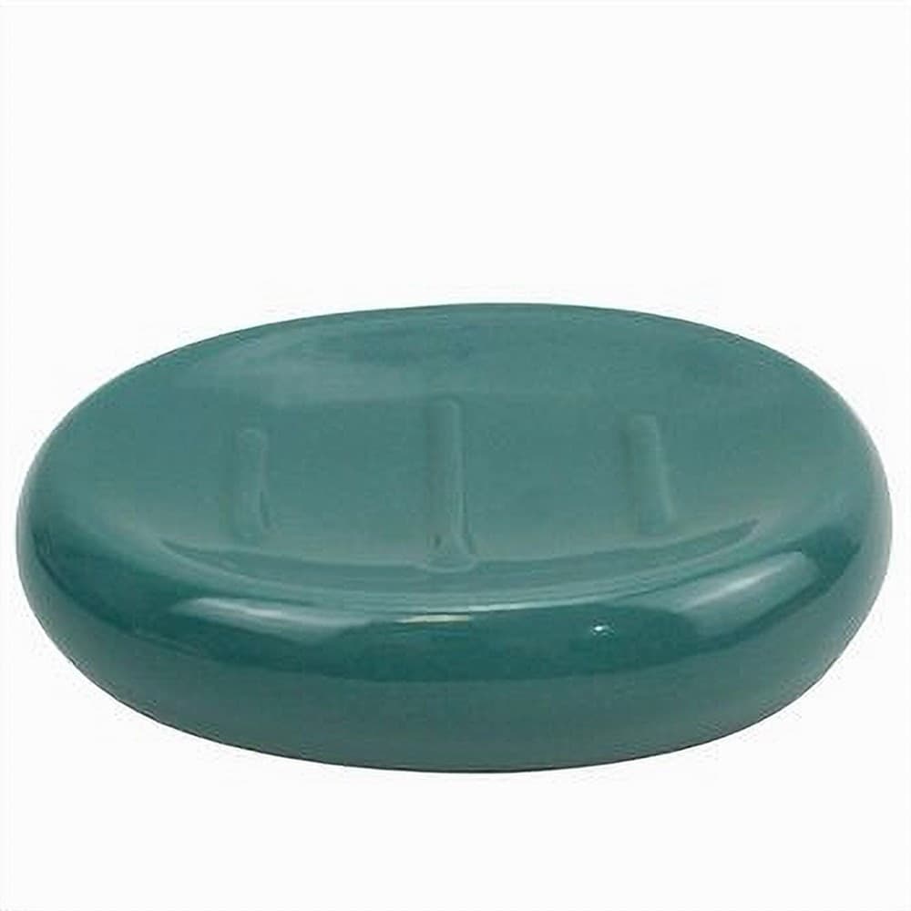PIATTINO PER SAPONE CERAMICA VERDE PORTA SAPONETTA MODERNO ACCESSORI BAGNO 79266 in Portasapone Trade Shop italia - Napoli, commercioVirtuoso.it