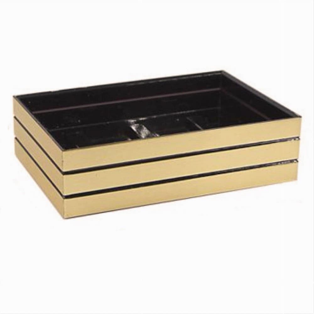 PIATTINO PORTA SAPONE SAPONETTA ORO A RIGHE STILE MODERNO ARREDO BAGNO 10387 in Portasapone Trade Shop italia - Napoli, commercioVirtuoso.it