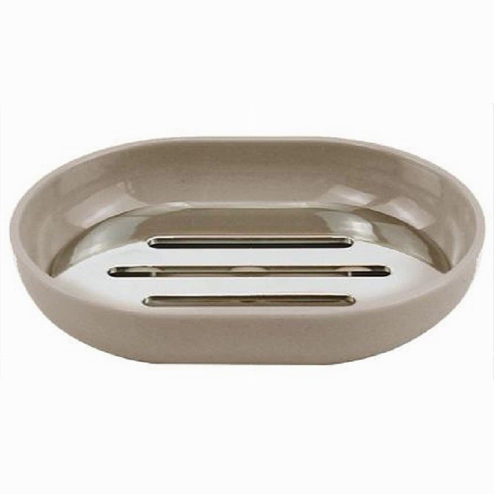 Piattino Porta Sapone Saponetta Tortora Silver Accessori Bagno 12.5x9.5 Cm 69468 Casa e cucina/Bagno/Accessori e biancheria da bagno per bambini/Accessori/Dosatori e porta accessori/Piattini portasapone Trade Shop italia - Napoli, Commerciovirtuoso.it