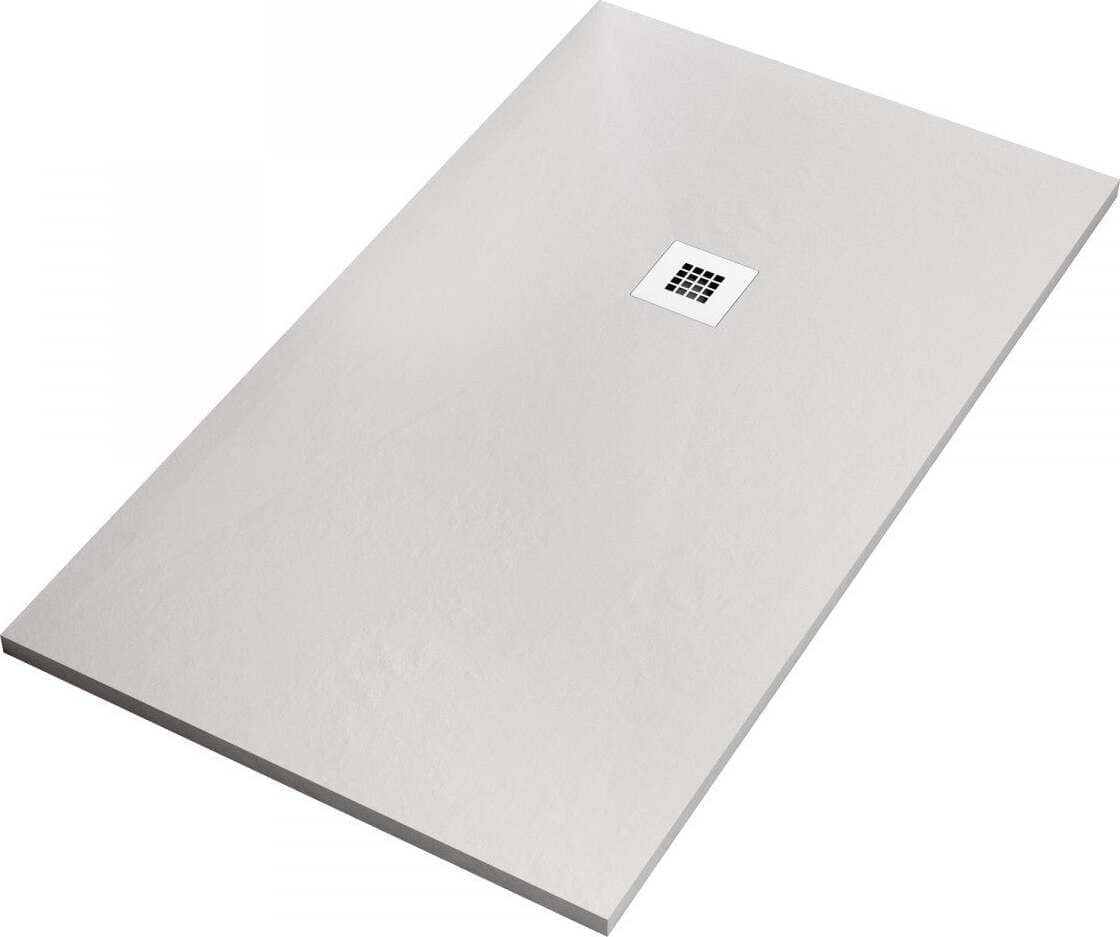 Piatto Doccia Mineralmarmo Ardesia effetto Pietra Bianco Fai da te/Attrezzature per cucine e bagni/Attrezzature per bagni/Docce e componenti doccia/Piatti doccia StileBagno - Roma, Commerciovirtuoso.it