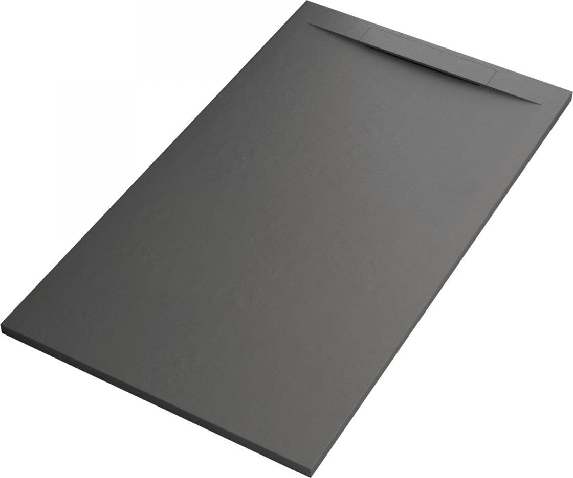 Piatto-Doccia-Mineralmarmo-effetto-Pietra-Antracite-Venice