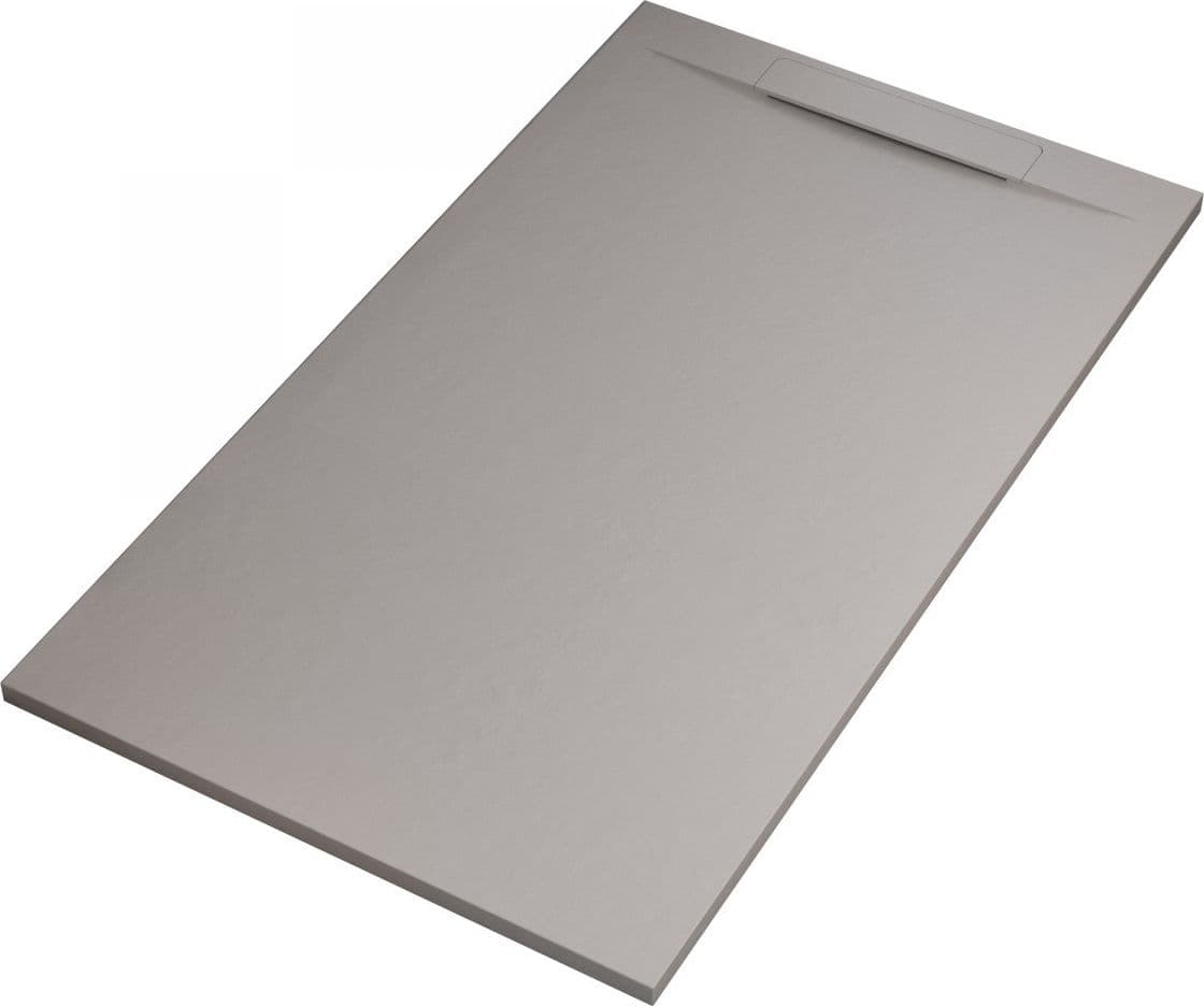 Piatto-Doccia-Mineralmarmo-effetto-pietra-Grigio-Chiaro-Venice