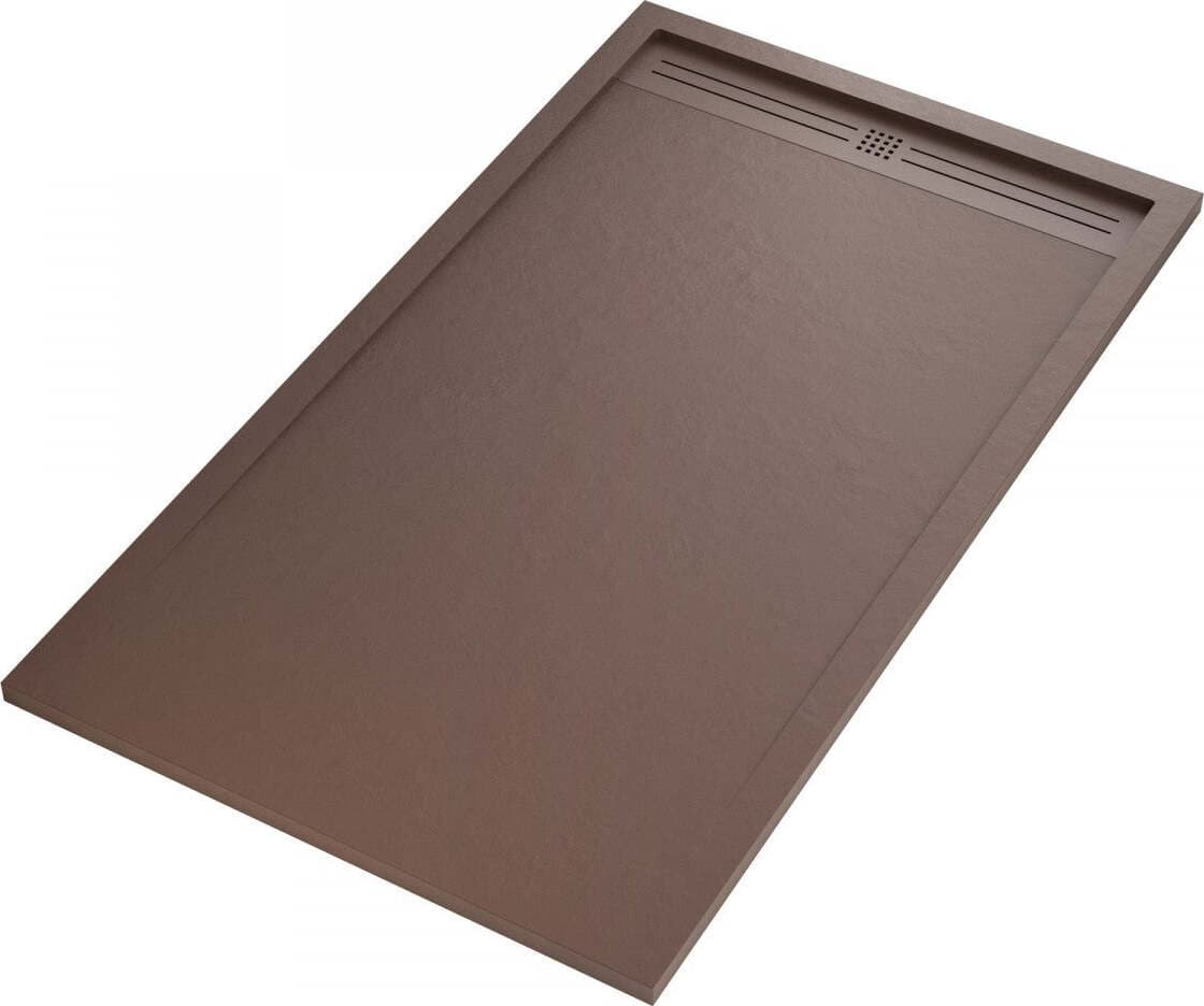 Piatto Doccia Mineralmarmo Griglia Laterale Marrone Sun Fai da te/Attrezzature per cucine e bagni/Attrezzature per bagni/Docce e componenti doccia/Piatti doccia StileBagno - Roma, Commerciovirtuoso.it