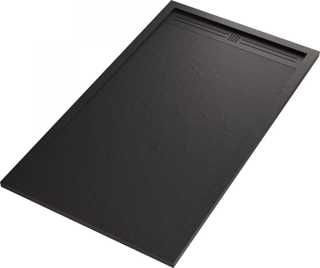 Piatto Doccia Mineralmarmo Griglia Laterale Nero Sun Fai da te/Attrezzature per cucine e bagni/Attrezzature per bagni/Docce e componenti doccia/Piatti doccia StileBagno - Roma, Commerciovirtuoso.it