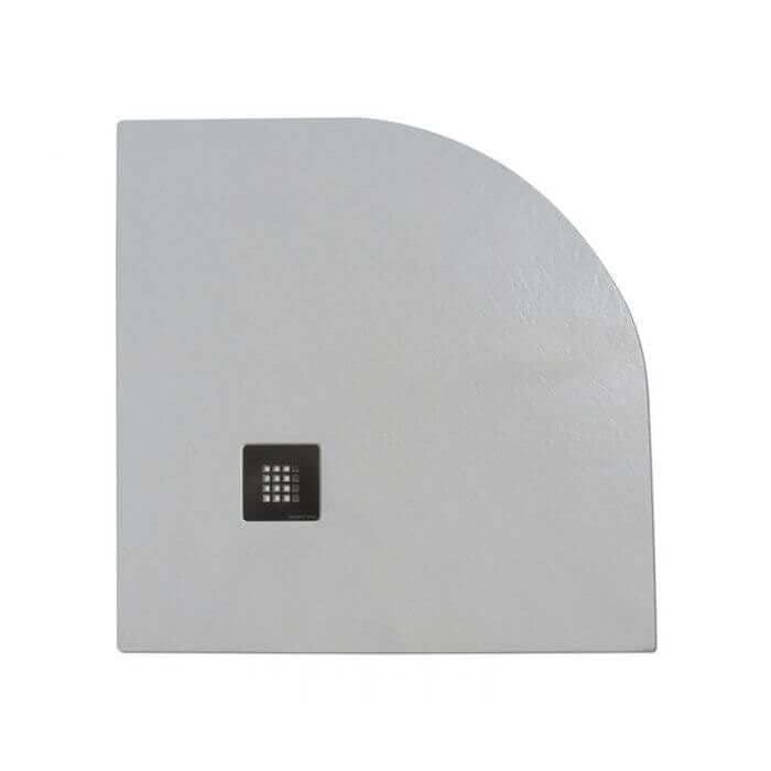 Piatto Doccia Semicircolare Mineral Marmo Bianco Spessore 2,8cm in Piatti doccia Shopbagno.it - Roma, commercioVirtuoso.it