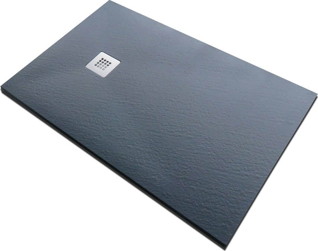 Piatto Doccia Solidstone Pietra Mineral Marmo Grafite H2.8cm