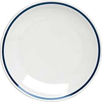 Piatto frutta Tognana AZETA Bianco fascia blu 19 cm