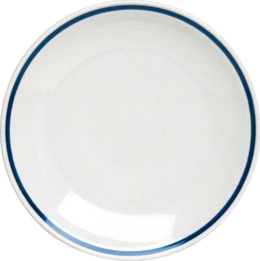 Piatto piano Tognana Azeta Bianco fascia Blu D. 25 cm Casa e cucina/Stoviglie/Piatti ciotole e vassoi/Piatti per servire/Piatti/Piatti da tavola Scontolo.net - Potenza, Commerciovirtuoso.it