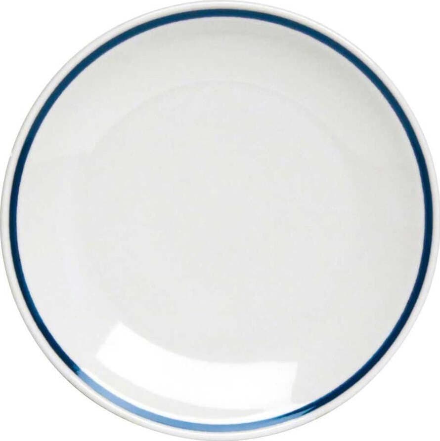 Piatto piano Tognana Azeta Bianco fascia Blu D. 25 cm Casa e cucina/Stoviglie/Piatti ciotole e vassoi/Piatti per servire/Piatti/Piatti da tavola Scontolo.net - Potenza, Commerciovirtuoso.it