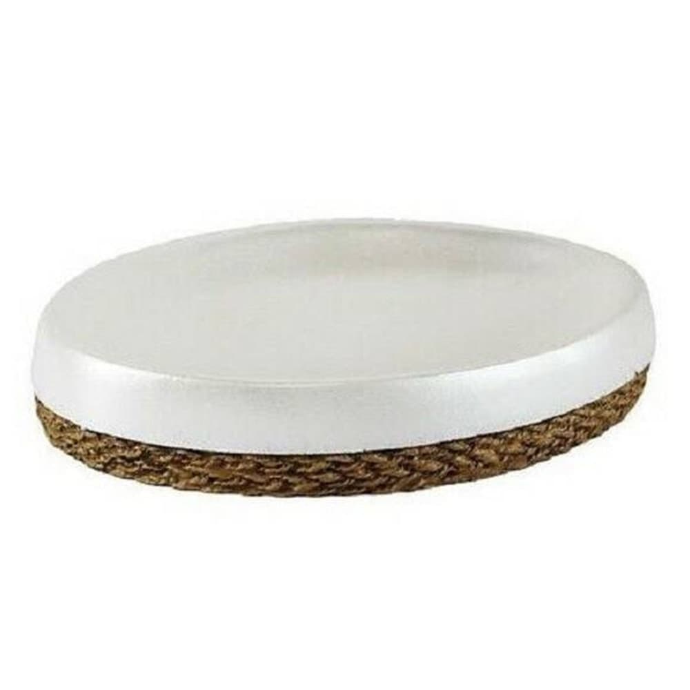 Piatto-Piattino-Porta-Sapone-Saponetta-Bagno-In-Ceramica-Bianca-E-Corda-10377