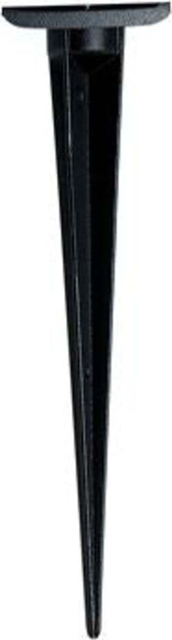 Picchetto Di Supporto Da Esterno Moderno Alluminio Nero H16,8Cm