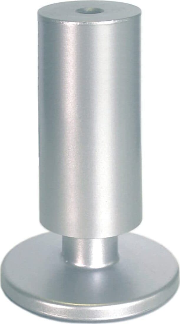 PIEDE-IN-RESINA-TERMOPLASTICA-REGOLABILE-D35-H120-FINITURA-ALLUMINIO