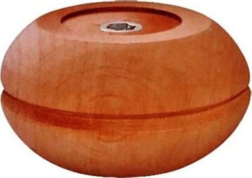 PIEDINO-PER-MOBILI/DIVANI-A-FORMA-CIPOLLA-H.50MMxØ95MM---IN-LEGNO-DI-CILIEGIO
