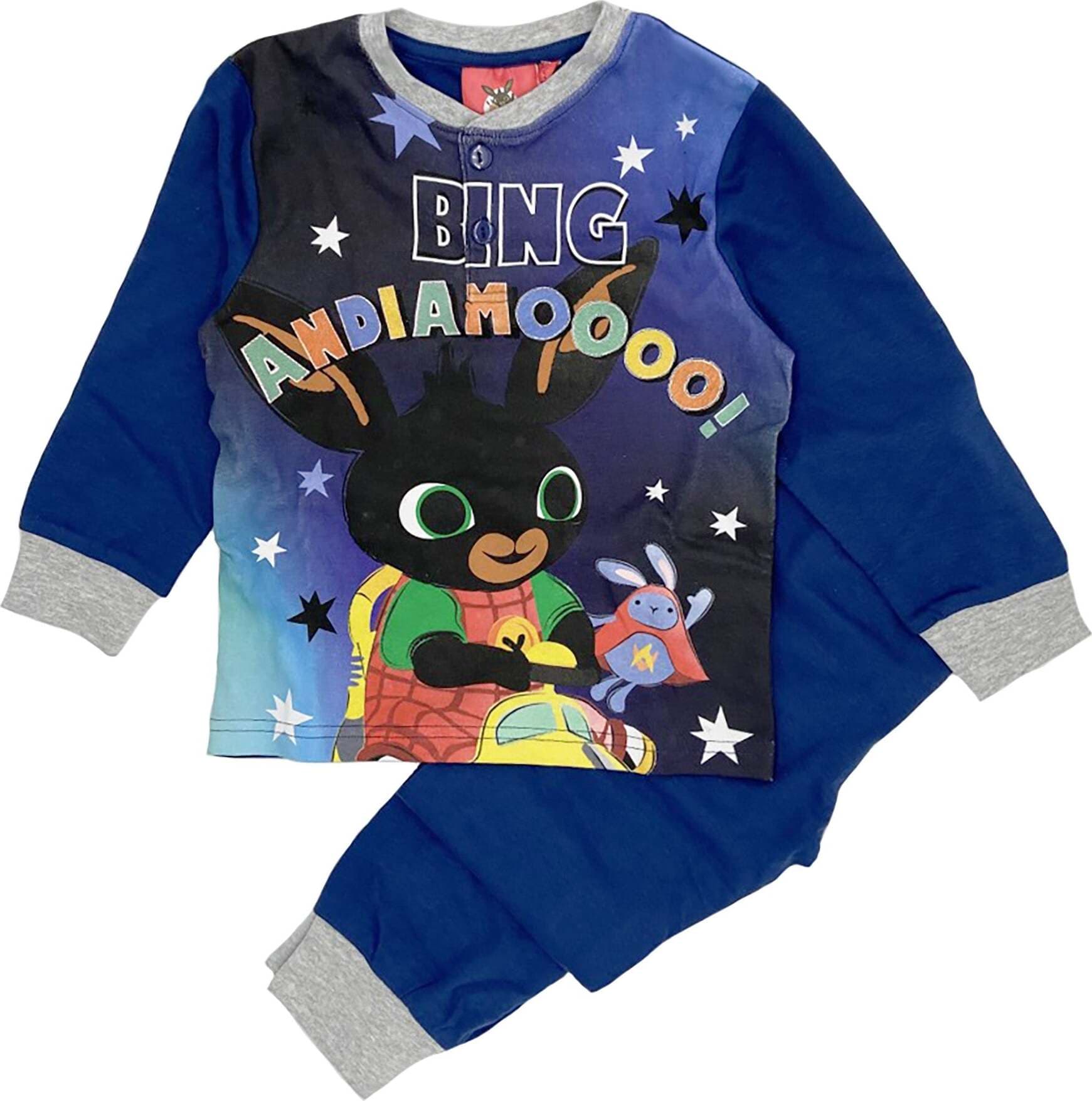 Pigiama Bing in caldo cotone Inverno Moda/Bambini e ragazzi/Abbigliamento/Pigiami e vestaglie/Pigiami due pezzi Store Kitty Fashion - Roma, Commerciovirtuoso.it