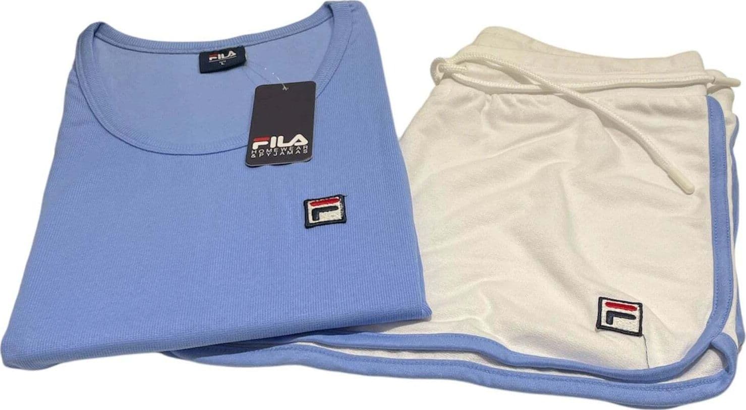 Pigiama donna mezza manica e pantalone corto 100% cotone - Fila 4163 in Pigiami due pezzi Falco Biancheria - Parete, commercioVirtuoso.it