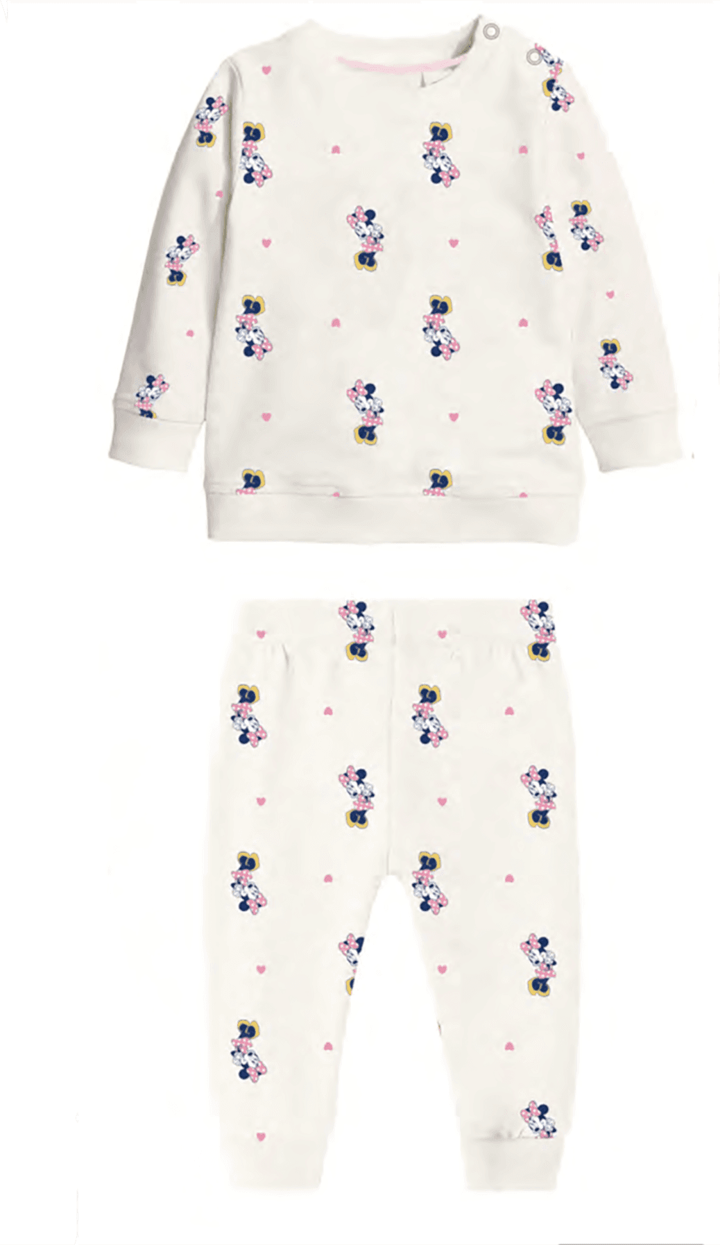 Pigiama-Minnie-da-12-a-30-Mesi-caldo-cotone