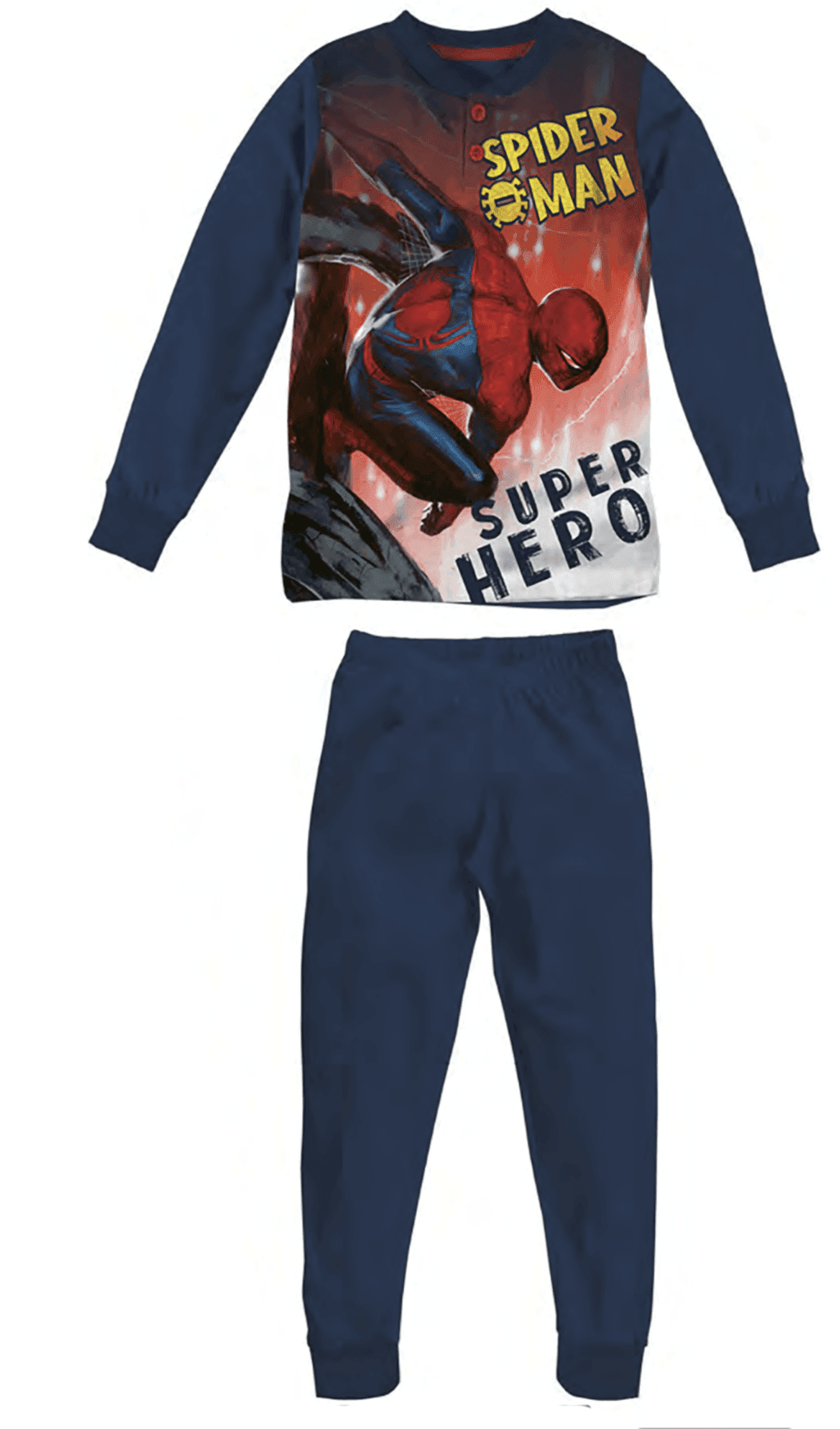 Pigiama Spiderman in caldo cotone da 3 a 7 anni Moda/Bambini e ragazzi/Abbigliamento/Pigiami e vestaglie/Pigiami due pezzi Store Kitty Fashion - Roma, Commerciovirtuoso.it