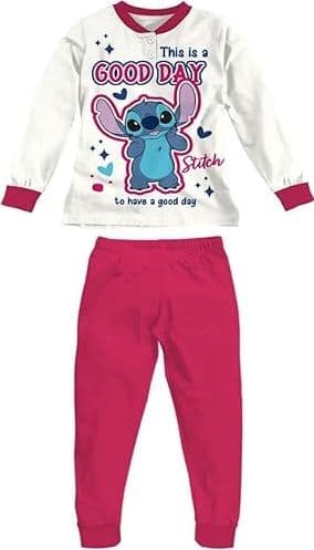 Pigiama Stitch interno felpato da 3 a 10 anni Moda/Bambine e ragazze/Abbigliamento/Pigiami e vestaglie/Pigiami due pezzi Store Kitty Fashion - Roma, Commerciovirtuoso.it