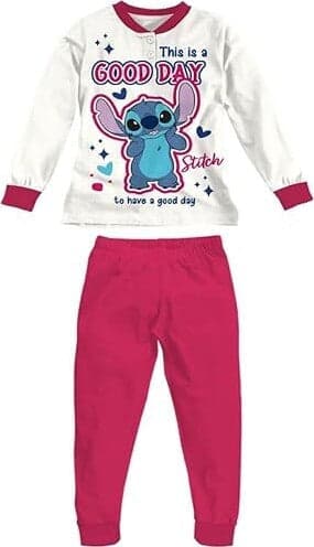 Pigiama Stitch interno felpato da 3 a 10 anni Moda/Bambine e ragazze/Abbigliamento/Pigiami e vestaglie/Pigiami due pezzi Store Kitty Fashion - Roma, Commerciovirtuoso.it